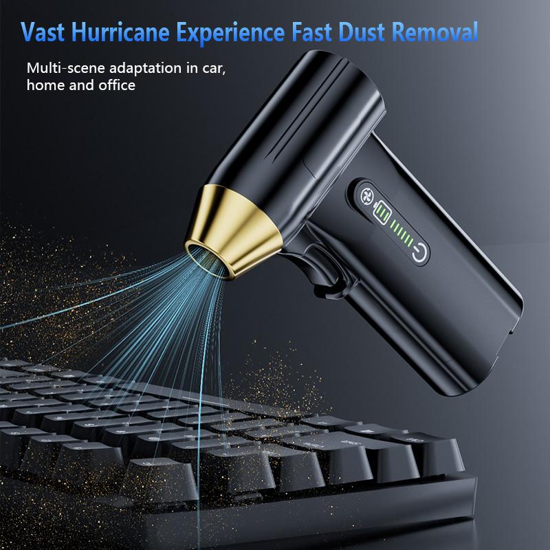 Ventilator Turbo Portabil Violent Nou 130000RPM Motor Fără Perii Viteză Mare Puternic Suflător de Îndepărtare a Prafului pentru Mașină Exterior Suflător de Praf pentru Mașină