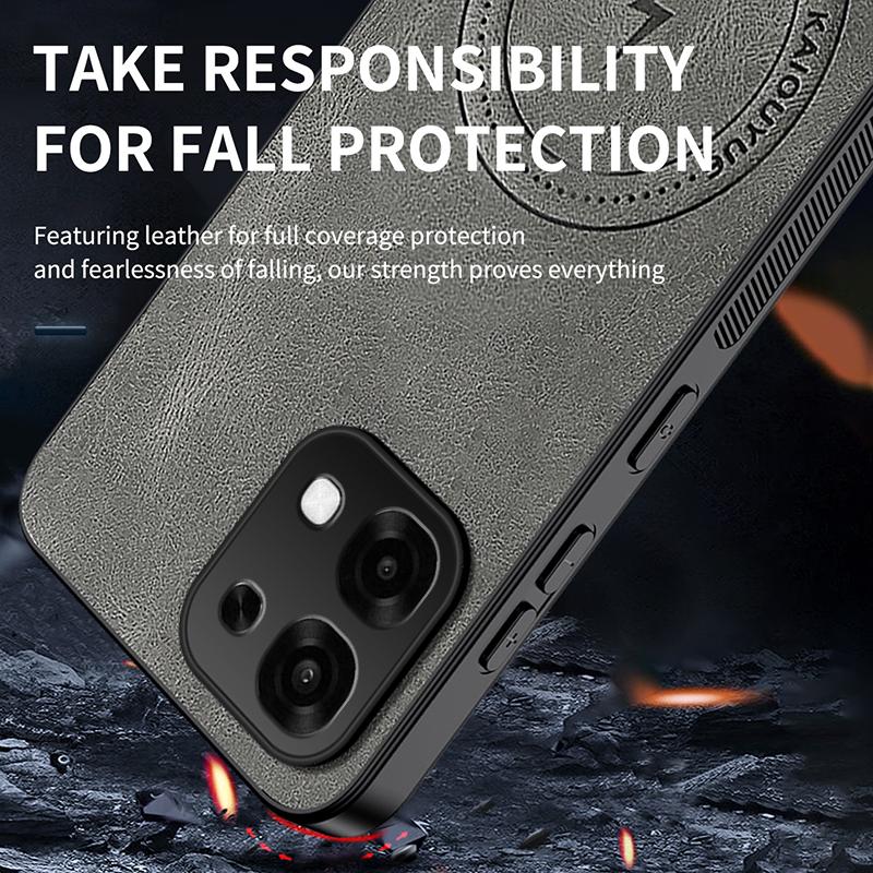 PU Leather Cover For OPPO A6 Pro Case Luxury Car Magnetic Hard Plastic Shockproof Phone Funda Protection Capa