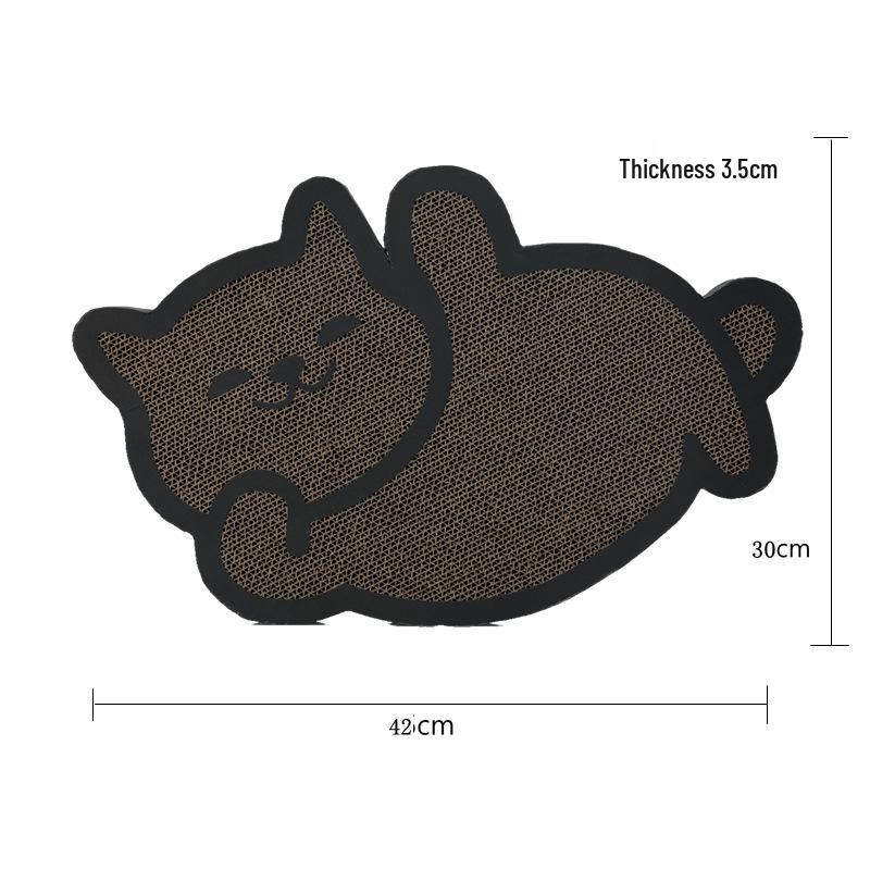 Wear-Resistant Cat Scratching Board & Claw Toy - Durable, Debris-Free Nest/Cardboard Pet Bed