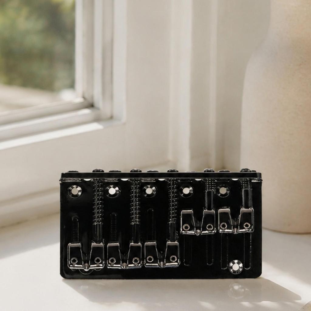 Metal Guitar Bridge Compact Saddle Compatible for Luthiers