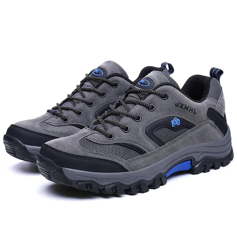 Fashion Outdoor Hiking Shoes Men Comfortable Trekking Travel Shoes Man Wearable Sneakers Waterproof Boots Zapatillas De Hombre
