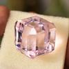 138 Ct Big Cube Shape CERTIFIED Natural Pink Topaz Loose Gemstone For Collectors