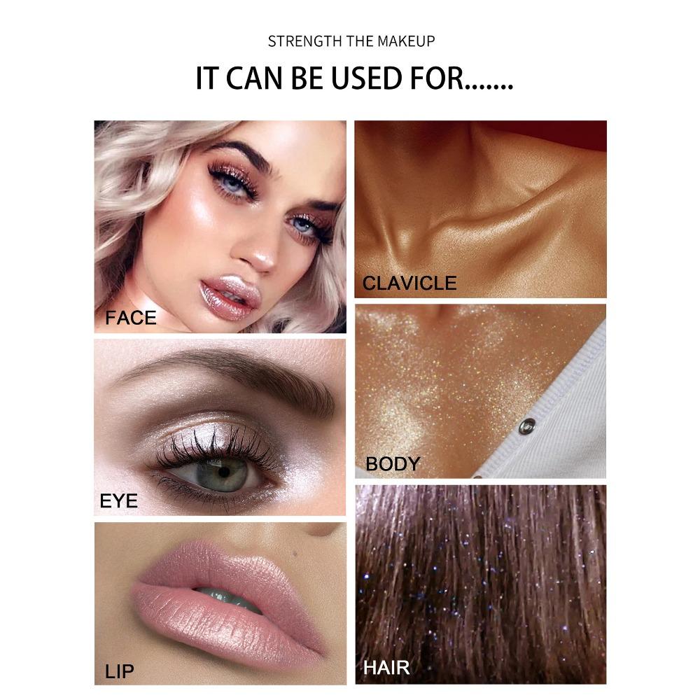 HANDAIYAN Highlight Repair Capacity Shooting Powder Three -dimensional Loose Powder Brighten Fixed Makeup Powder Blush High Light Powder