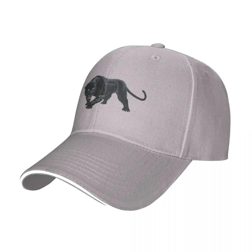Black Panther Roaring Printing Baseball Cap Men Fashion Coquette Beach Dad Hats 2024 New Peaked Cap