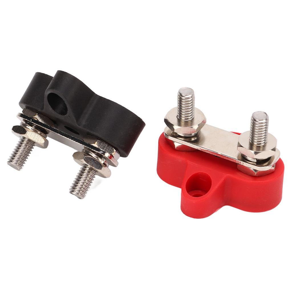 48V Power Distribution Studs Battery Power Ground Junction Post Bus Bar Connector 1 4in M6