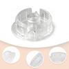 Pack Of 10 Transparent Plastic Blind Rod End Caps Clear Finial Plugs for Secure & Stylish Window Treatments Accessories M4YD