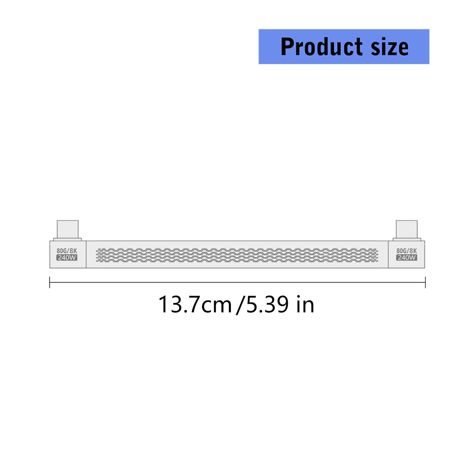 

Soft Bend USB4 Cable Type C Cable Supports 240W Fast Charging 8K@60Hz Video Output For Multiple Devices Laptop Phones 1