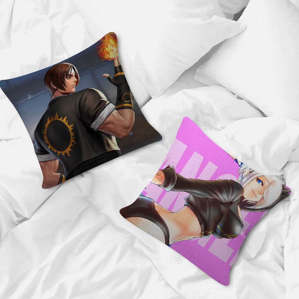 GAME The King Of Fighters Pillowcase Toon Gift Cushion Cover Bedroom Home Sofa Chair Seat Decor Pillow Case