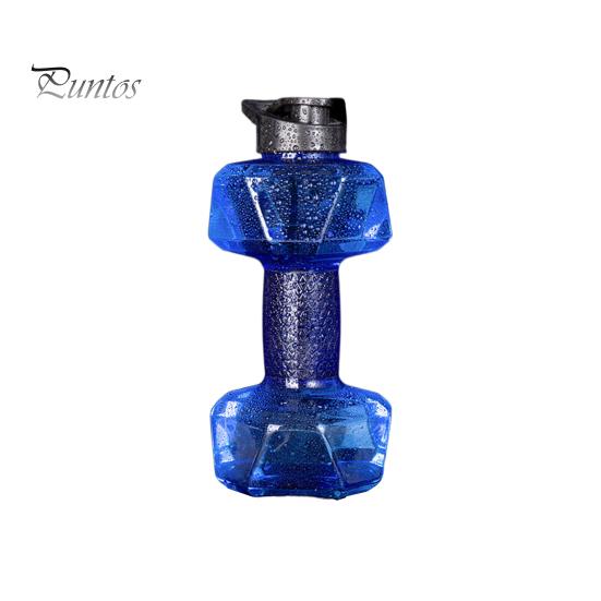 500/1500/2200/2600ML Činka Sportovní láhev na vodu Čirá přenosná síla paží Cvičení Pohár na pití na vodu Domácí Posilovna Fitness vybavení