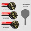 TARGET Darts Scott Williams KFLEX Flight Shaft 2 Kflex Short & System, No. (Standard) All-in-One Flights, 3-Pack, (19mm)