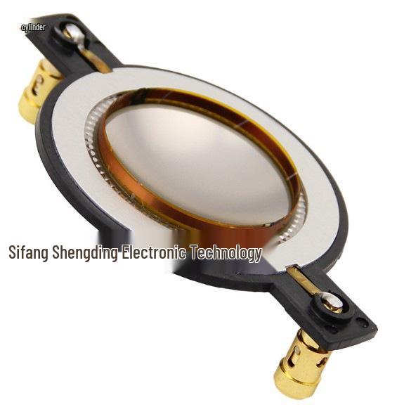 44.4mm Titanium Diaphragm Tweeter with 44.5mm Voice Coil, 44 Core Speaker Diaphragm Horn Driver Accessory.