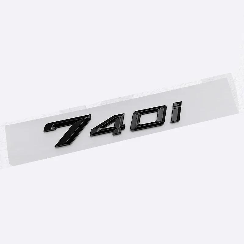 

ABS Car Rear Sticker Emblem Trunk Badge for BMW 735Li 740i 740Li 760i 760Li Decal Body Letter Modified Accessories