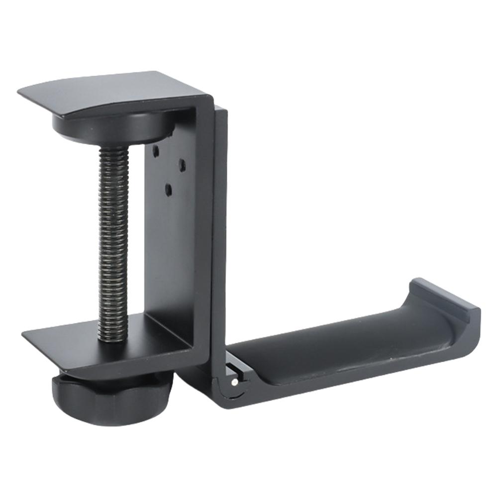 Foldable Headset Rest with Adjustable Clamp Under Desk Earphone Stand Clamp-On Headphone Holder for Gaming PC Accessories