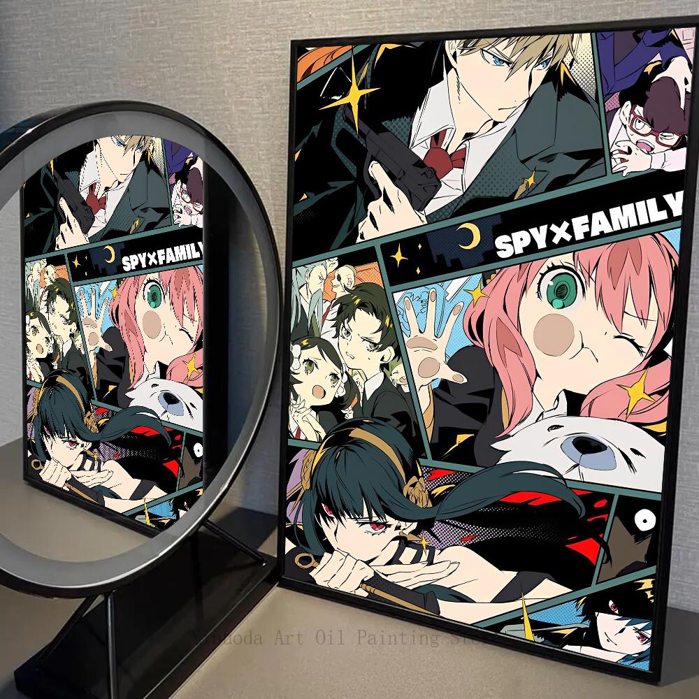 

1 шт. Аниме Spy X Family комикс плакат самоклеящийся художественный водонепроницаемый бумажный стикер кофейня бар комната настенный декор 21cm×30cm NoFrame