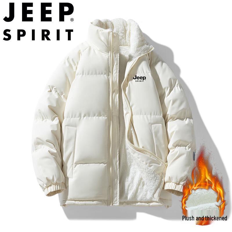 

JEEP SPIRIT Men s Autumn/Winter Stand Collar Padded Jacket 3XL