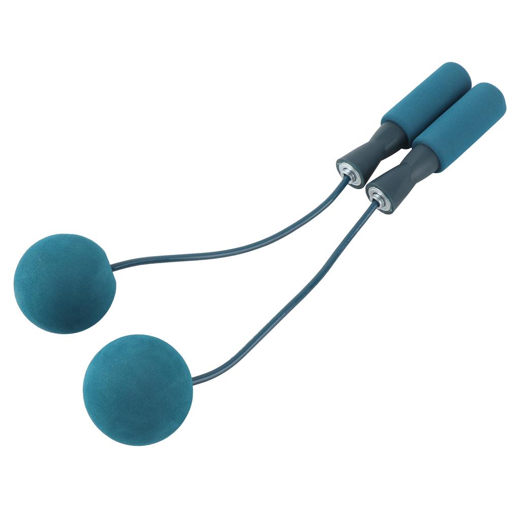 6.5cm Cordless Jump Rope with Heavy Ball Dual Bearing Silent Fitness Wire Rope for Indoor Sports