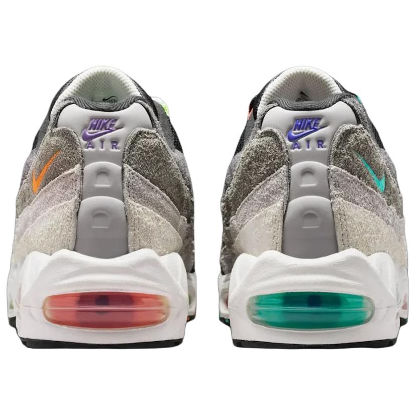 Nike Air Max 95 OG Greedy/What The 2026 Unisex Sneakers Multi-Color Hyper-Turquoise Solar-Red IU2636-300
