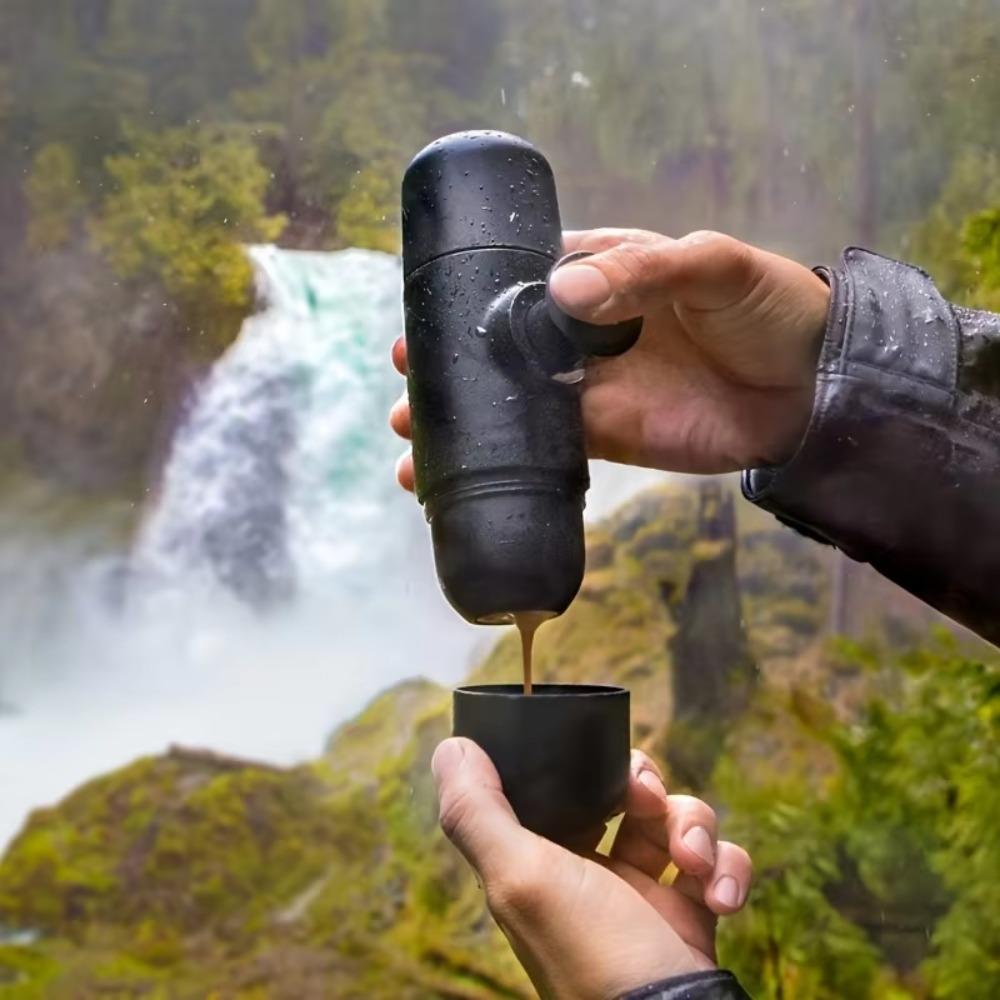 Manual Espresso Coffee Maker Hand Press Capsule Coffee Maker Travel Coffee Machine  Picnic