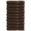 Superior Quality SOLUND Sauna Towels 10 Pcs Brown