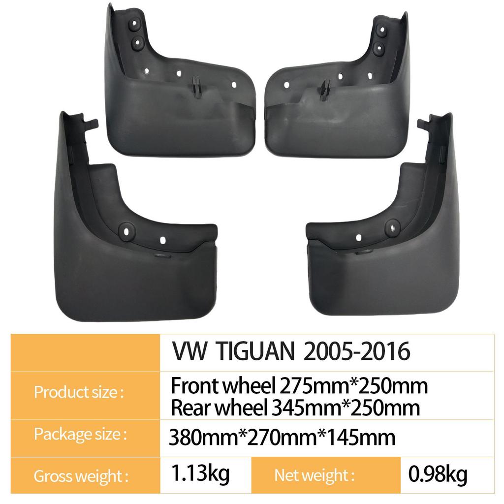 Volkswagen Tiguan 2005-2016 Spatborden