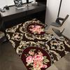 1PC Floral Pattern Extra Large Non Slip Floor Carpet, Office, Family, Bedroom, Studio   Large Area Rug Indoor Rugs, , Vibrant Colors