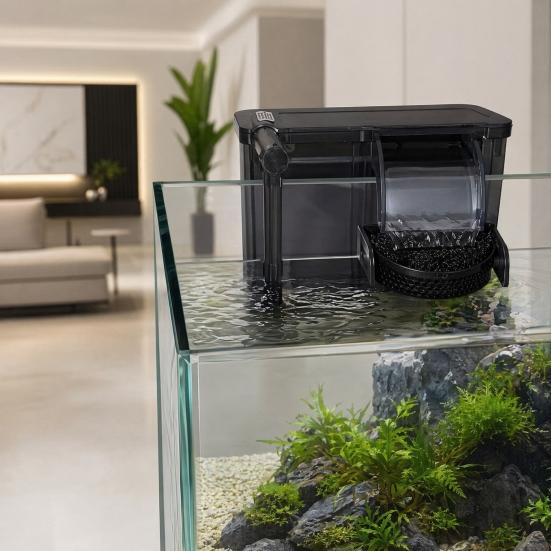 Aquarium Filter Baffle with Suction Cups, Fish Tank Accessory, Fish Tank Flow Controller, Helps Maintain A Calm Water Surface And Slow