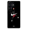 Case For Samsung Galaxy S26 Ultra Nike Jordan Logo Black Background Maniacase