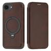 All-Inclusive Flip Case Voor iphone 17e 16e Magnetisch 360° Rotatie Stand Reliëf PU Leer Kaartsleuf Contant Geld Portemonnee Case Cover