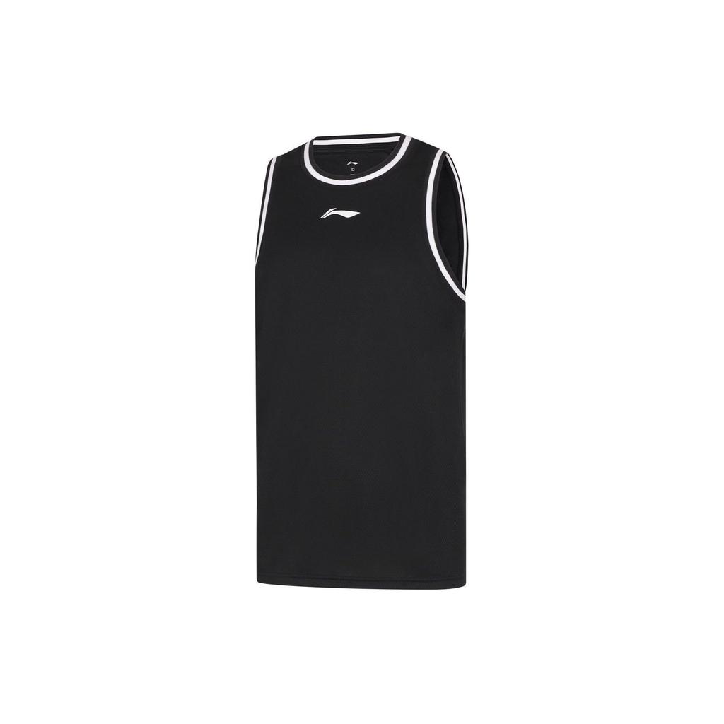 Li Ning CBA Kollektion Basketballanzug Herren Schwarz AATU017-2