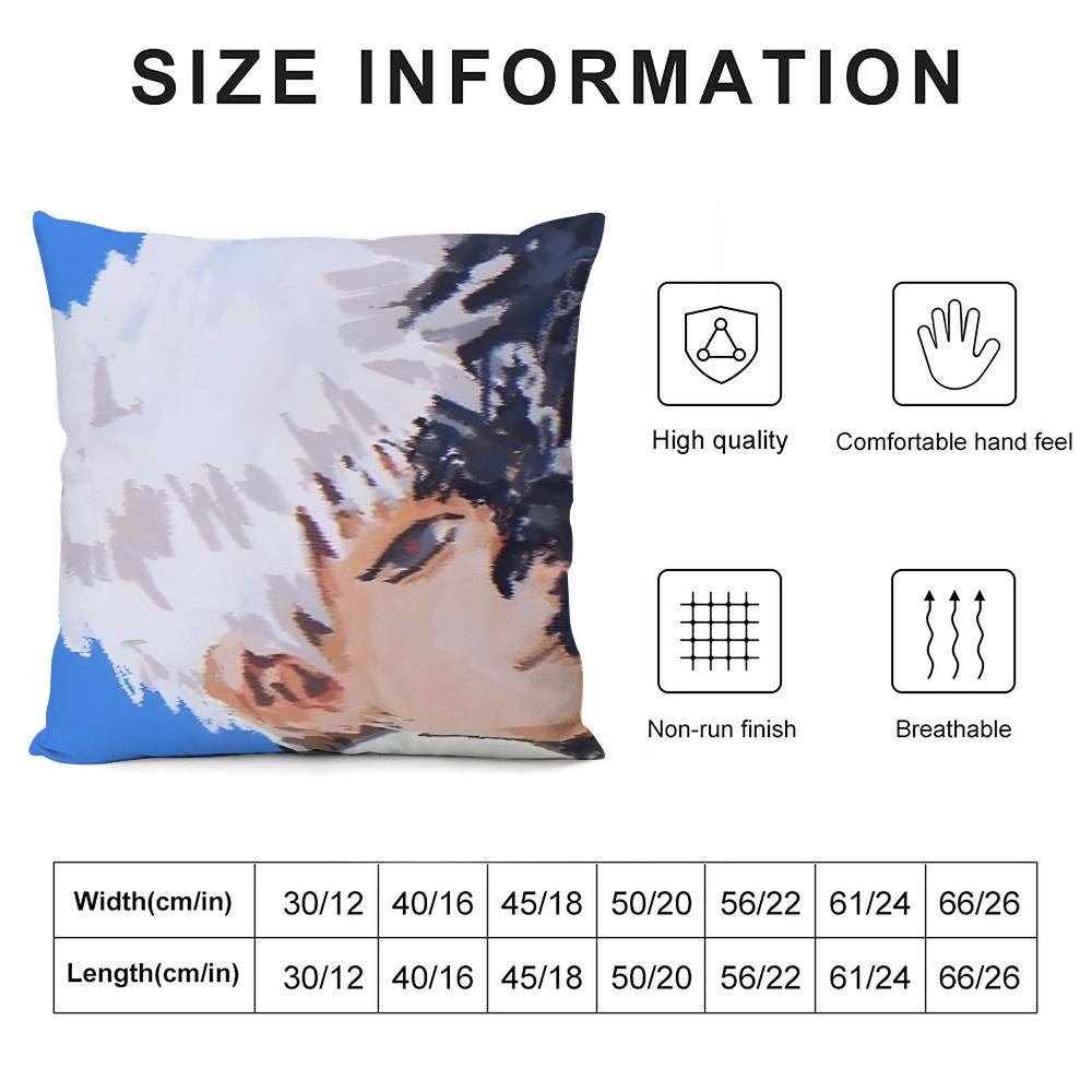 The Summer Hikaru Died Cushion Cover Soft Plush Fabric Double-Sided Printed Sofa Cushion Cover For All Seasons Home Decor Gift