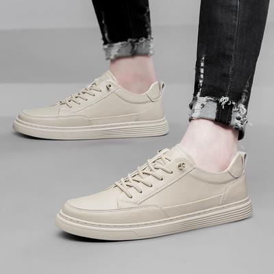 Fashion Designer All-match Four Seasons Retro Men's Shoes Genuine Leather Casual Luxury Sneakers Men's Shoes Board Breathable