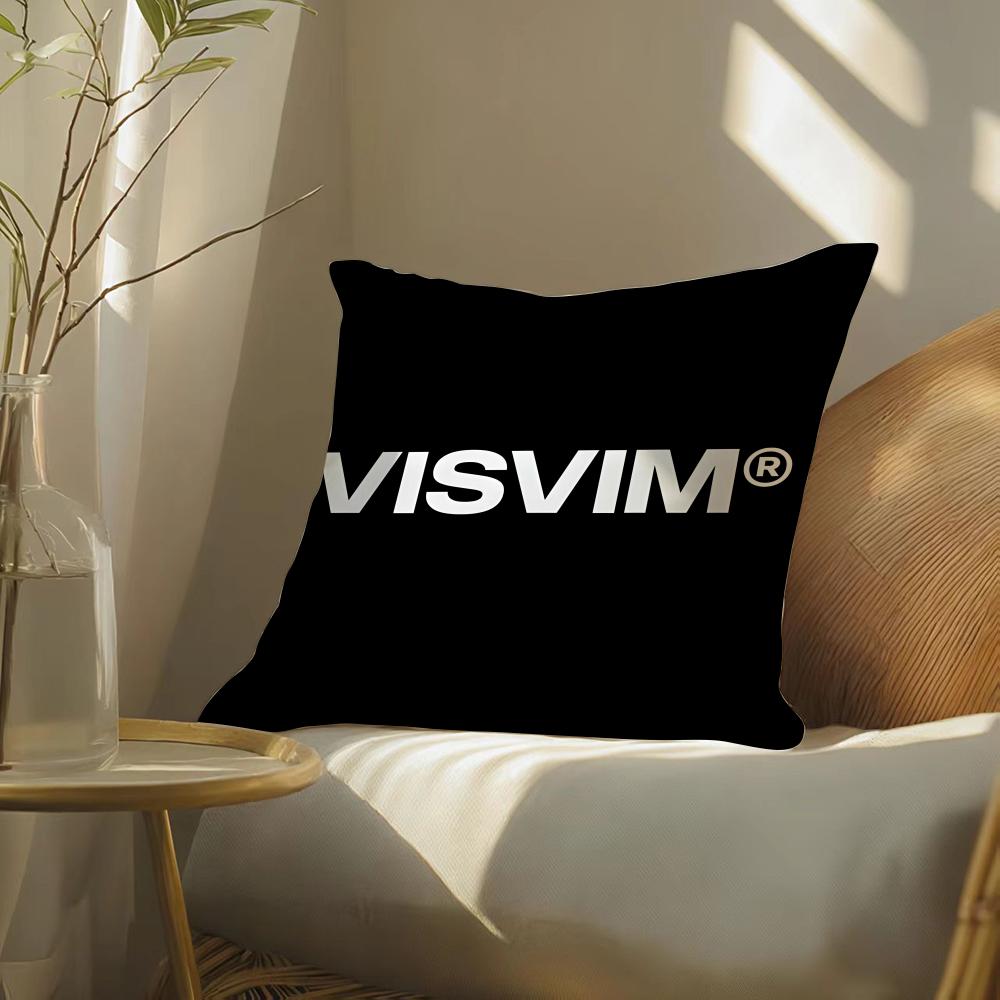 Design V-V-Isvims Cushion Cover Soft Short Plush Pillow Cover Smooth Cozy Texture Aesthetic Cushion Case Home Decor