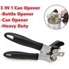 Professional Tin Manual Can Opener Multifunctional Stainless Steel Beer Grip Opener Side Cut Cans Bottle Opener Kitchen Gadgets
