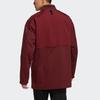 Adidas Xia Long Logo Stand Collar Sports Jacket Men Outerwear Brick-Red HE5122