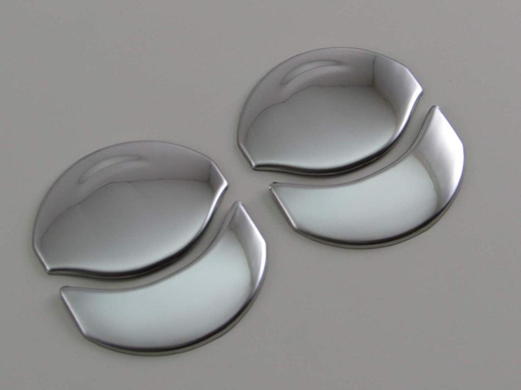 BRIGHTZ Ultra Mirror Finish Stainless Steel Air Vent Trim for Every Wagon DA17W (4PC)