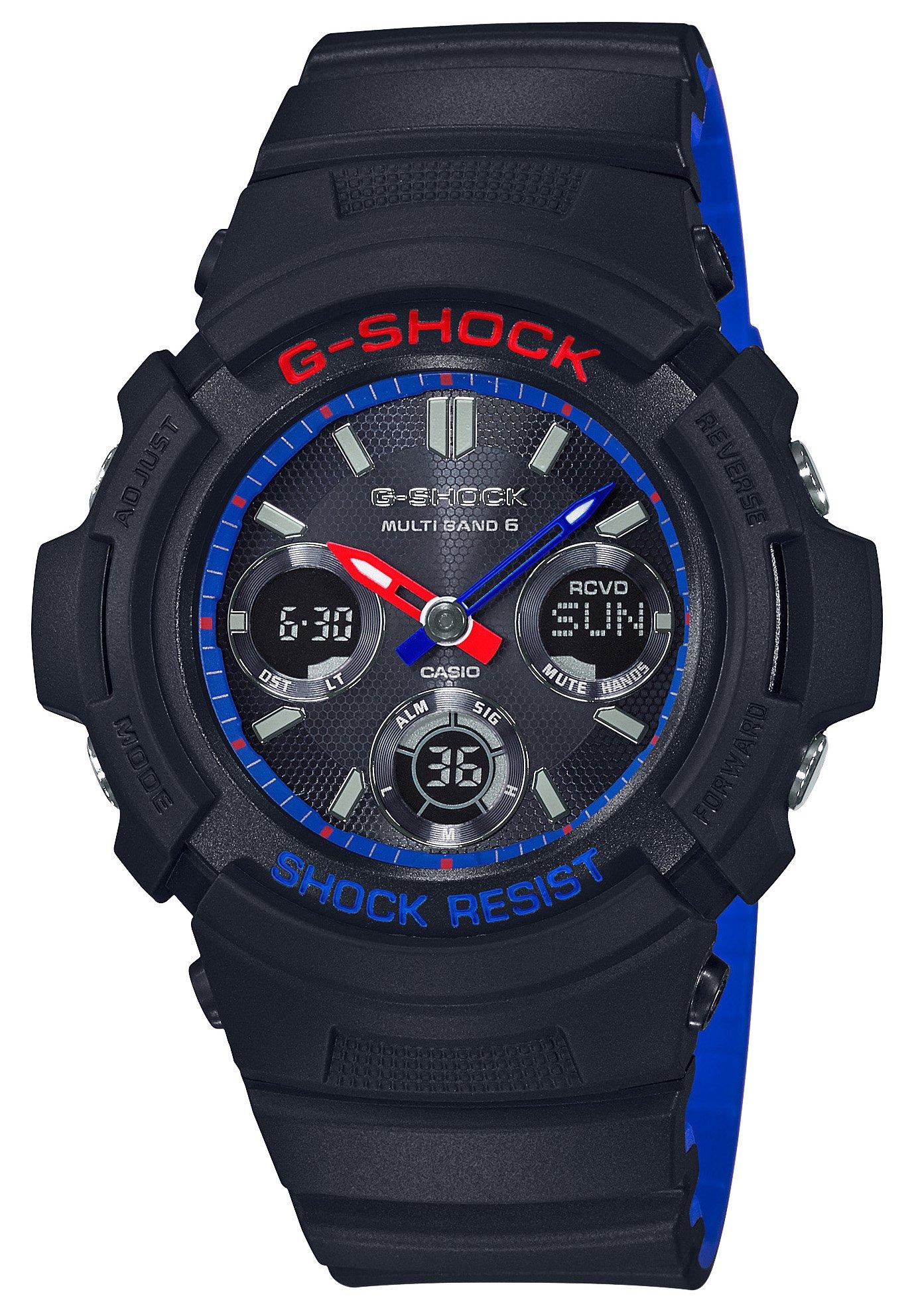 

Радиочасы на солнечных батареях [Casio] G-Shock AWG-M100SLT-1AJF Мужские