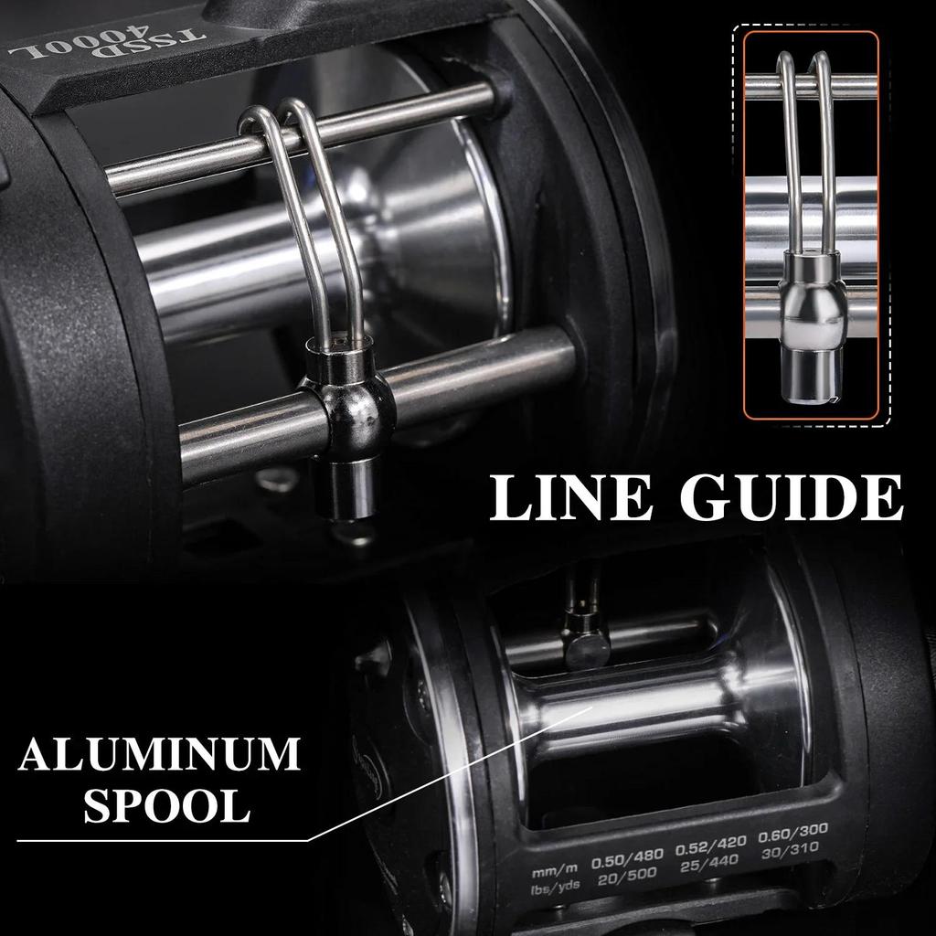 New Trolling Fishing Reels 3000 4000 Casting Reel Max Drag 28kg Fishing Tools for Saltwater Sea Fishing Pesca