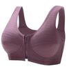Women's Front Zipper Plus Size Bra Vest Style Bra