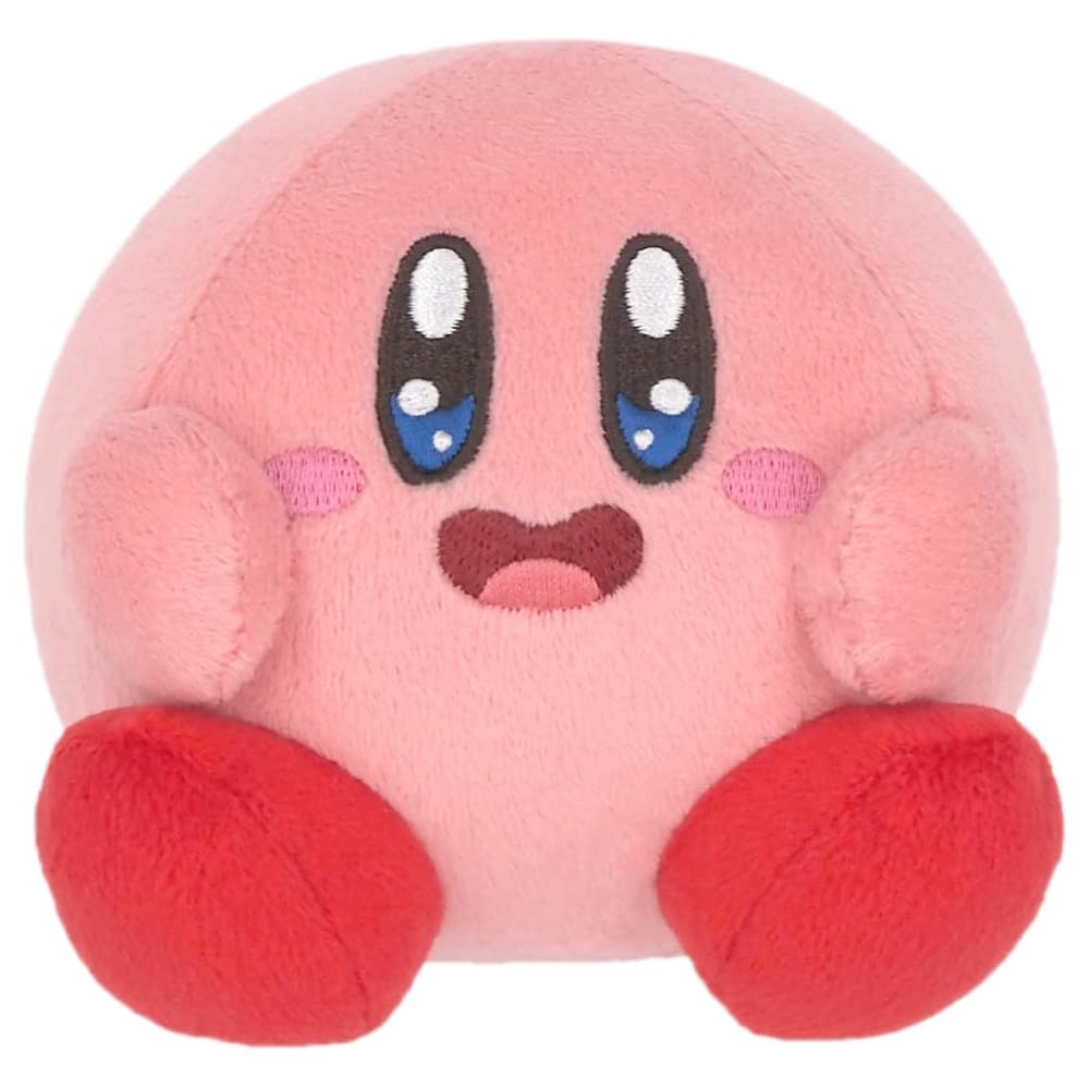 Sanei Trade Kirby Gourmet Festival Mini Plush Toy Pink 10.5cm X 10.5cm X 10cm KGF-01