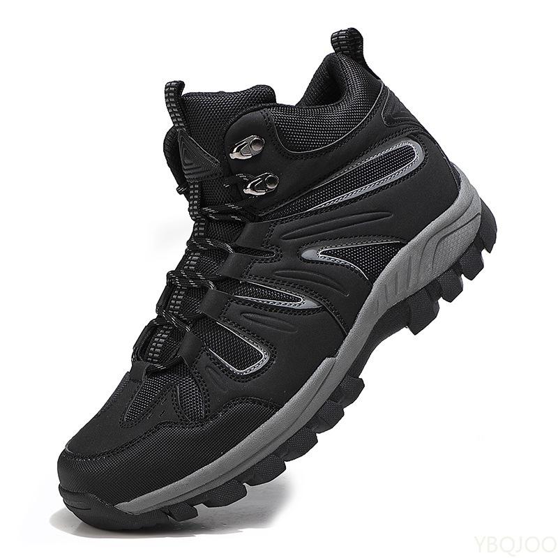 Mode Neu Hohe Qualität Herren High Top Wasserdicht Rutschfest Wanderschuhe Schnürschuhe Herren Klettern Trekking Sneaker 2024