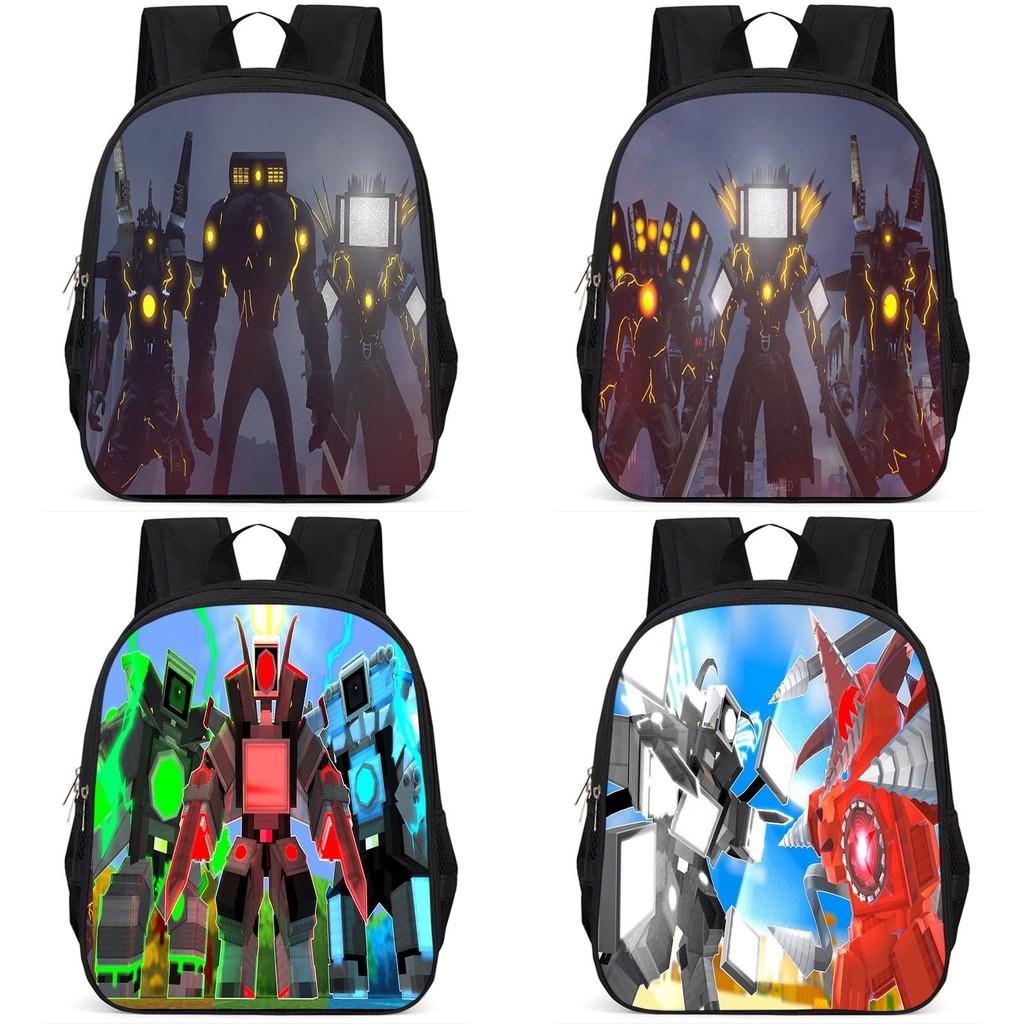 Wytrzymały Materiał Oxford Titan Plecak na Monitor Modny Unisex 15-calowy Tornister Szkolny