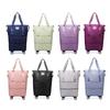 Travel Portable Large Capacity Detachable Universal Wheel Storage Bag Check-In Bag with Wheel Double Layer Carry-On Bag
