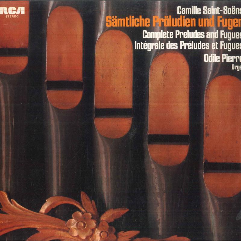 

LP Record ODILE PIERRE SaintSaens Smtliche Praludien Und LSB4088 RCA RED SEAL 197 Germany Classical Used