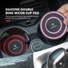 Car Logo Water Cup Pad Anti-slip Coaster Mat Auto Accessories For Alfa Romeo 159 Giulietta Giulia 147 Mito 156 159 166 GT Zj9