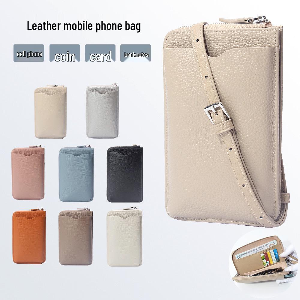 Elegante Damen Umhängetasche aus echtem Rindsleder – Vielseitiges Softshell-Design