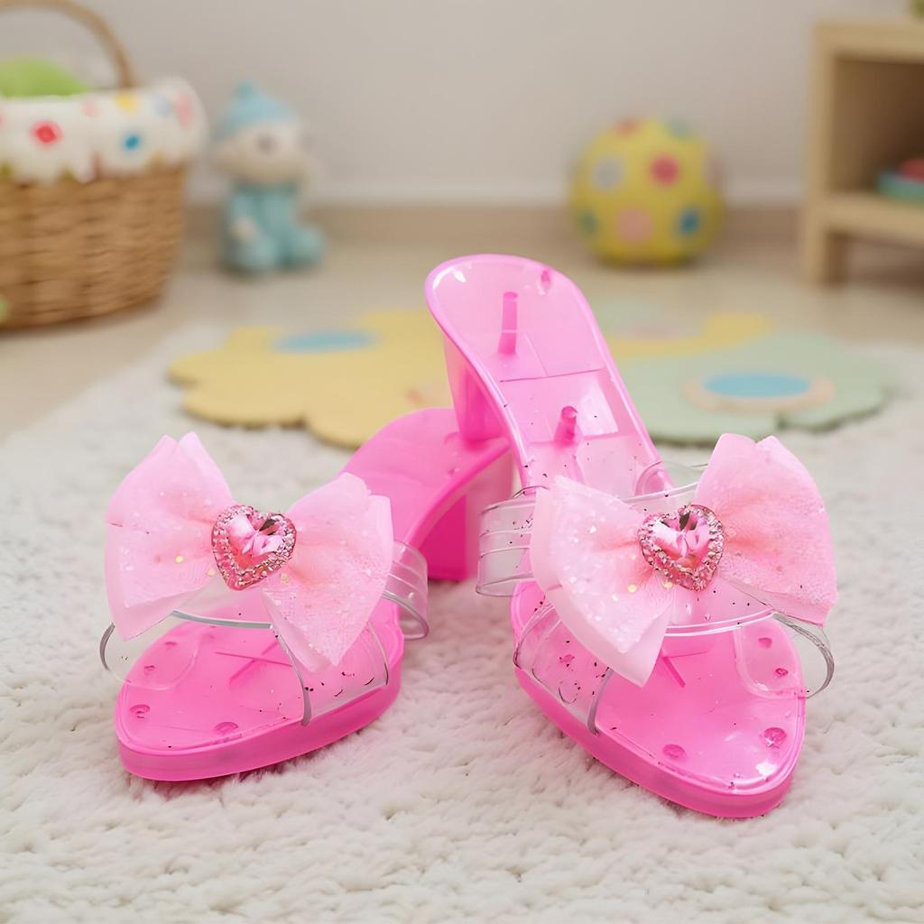 Prinzessin Kristallschuhe Cosplay Requisite Hohe Absätze Rollenspiel Hausspiele Funkelnde Bühne Für Bühne Maskenball Party