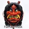 OX Devil Mask For Women Men Full Face Mask Halloween Cosplay Mask for Adult Role Playing Themed Parties Photography