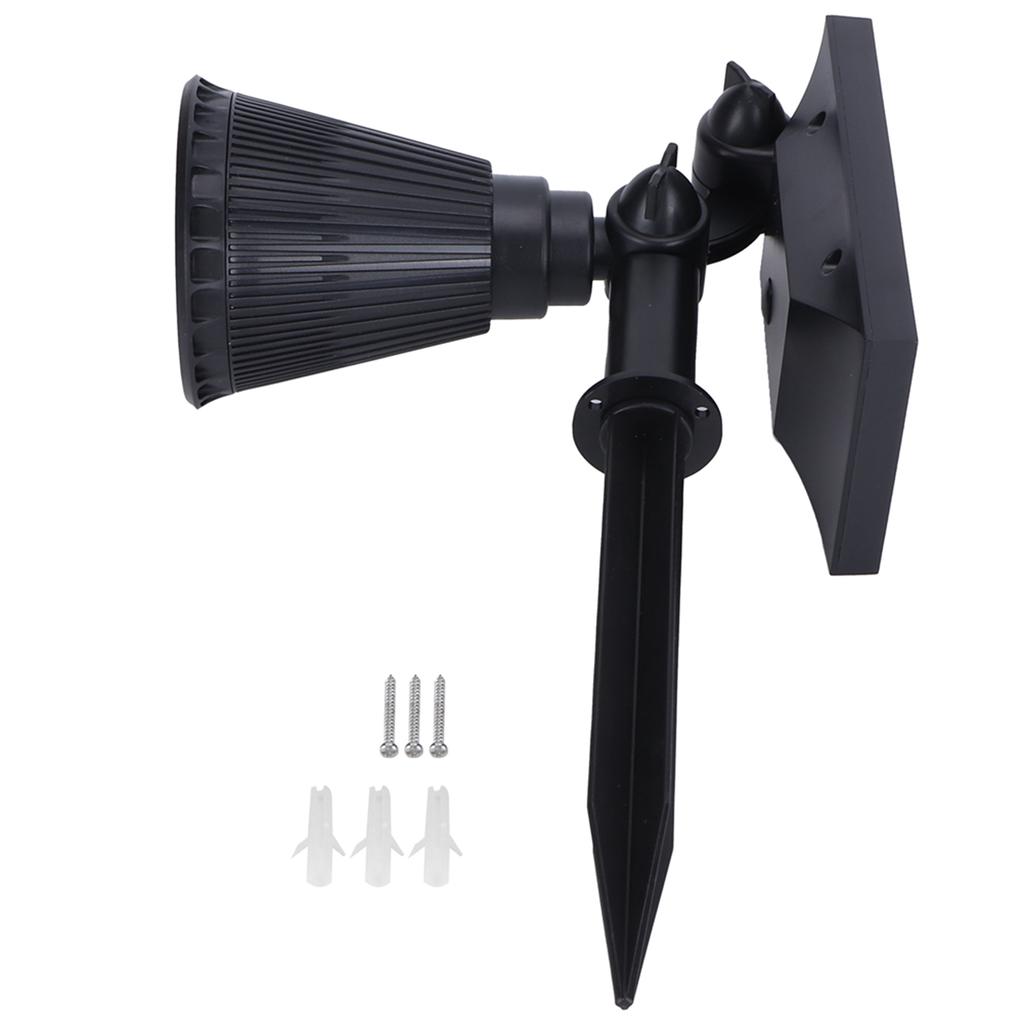 LED Solar Lawn Lights Spotlights with 18pcs Chips for Outdoor Garden Park Yard Spike LampsWhite
