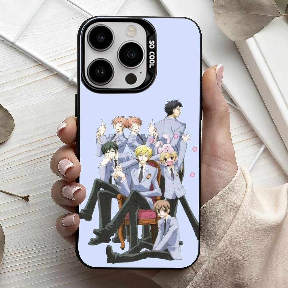 O-Ouran High School host Club  Phone Case For iPhone17,16,15,14,13,12,11 Plus,Pro Max Candy Silver Plated Inside Cover