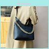 Pu Single Shoulder Bag For Women With Gold Chain Decoration For Daily Use